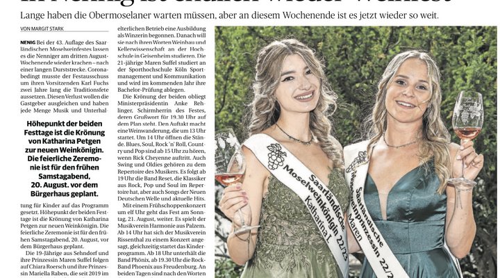 Pressebericht SZ August 2022